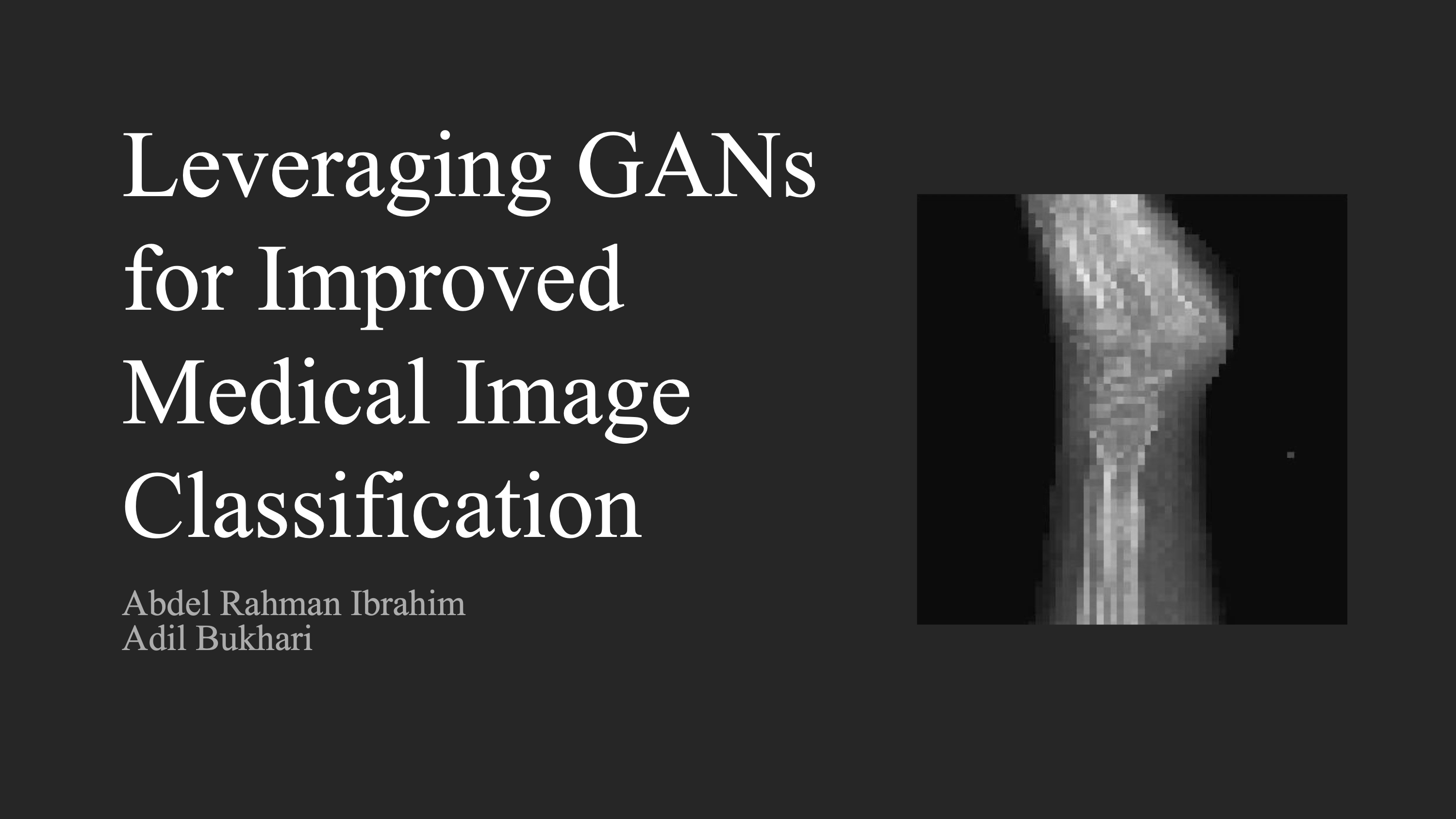 Leveraging GANs for Improved Medical Image Classification